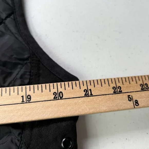 Zara Man Quilted Vest Mens Large Black Full Zip Wear To Wear Outdoor - Picture 5 of 6